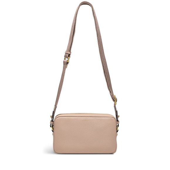 London Tavistock Mini Leather Zip Around Crossbody Bag, Prairie Pink B) - Picture 1 of 4